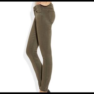 Mother denim The Looker olive green